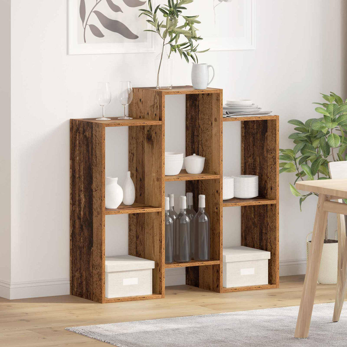 Vidaxl dressoir oudhout 90 x 30 x 90 cm