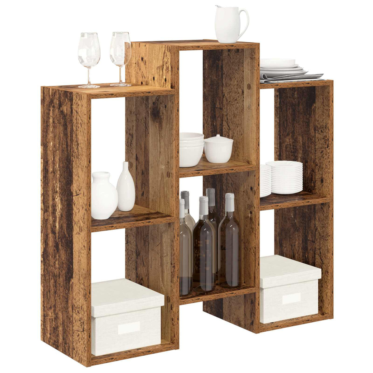 Vidaxl dressoir oudhout 90 x 30 x 90 cm