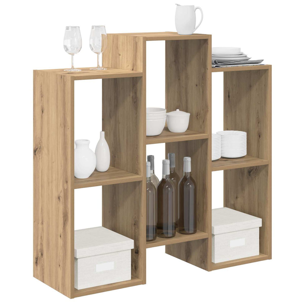Vidaxl dressoir artisan eiken 90 x 30 x 90 cm