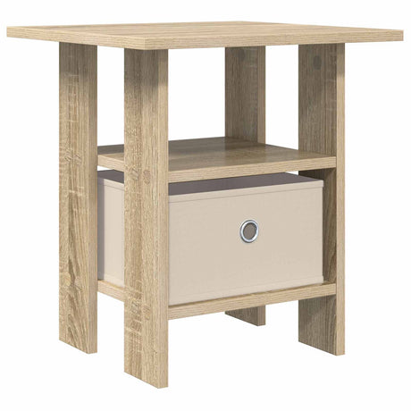 Vidaxl nachtkastje sonoma eiken 41 x 40 x 45 cm bewerkt hout