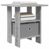 Vidaxl nachtkastje 2 st grijs sonoma 41 x 40 x 45 cm bewerkt hout