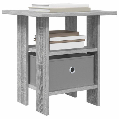 Vidaxl nachtkastje 2 st grijs sonoma 41 x 40 x 45 cm bewerkt hout