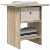 Vidaxl nachtkastje 2 st sonoma eiken 41 x 40 x 45 cm bewerkt hout