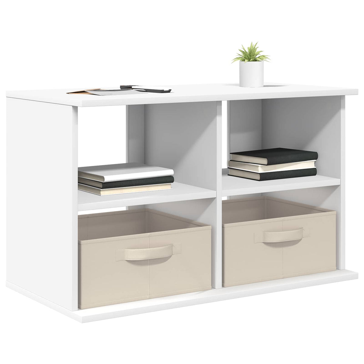 Vidaxl tv-standaard met lade wit 79 x 40 x 48 cm
