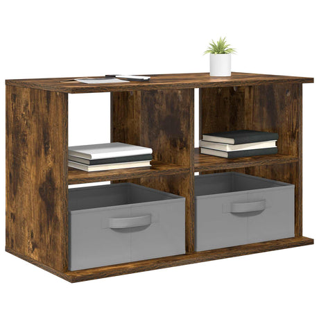 Vidaxl tv-standaard met lade gerookt eiken 79 x 40 x 48 cm