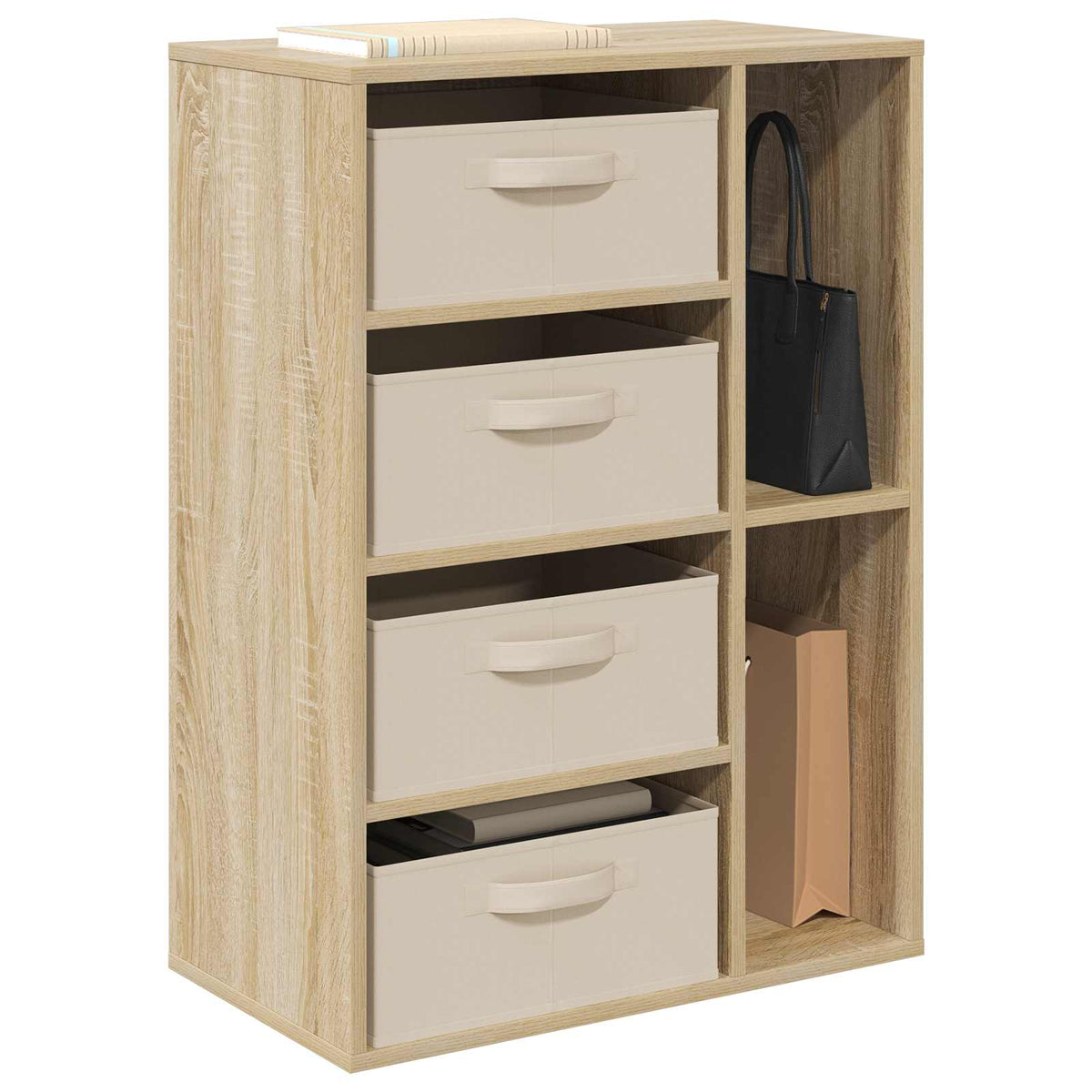 Vidaxl dressoir sonoma eiken 60 x 33,5 x 84 cm