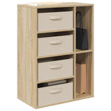 Vidaxl dressoir sonoma eiken 60 x 33,5 x 84 cm