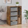 Vidaxl dressoir gerookt eiken 60 x 33,5 x 84 cm
