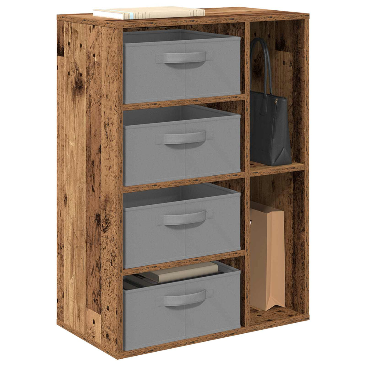 Vidaxl dressoir oud hout 60 x 33,5 x 84 cm