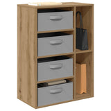 Vidaxl dressoir artisanaal eiken 60 x 33,5 x 84 cm