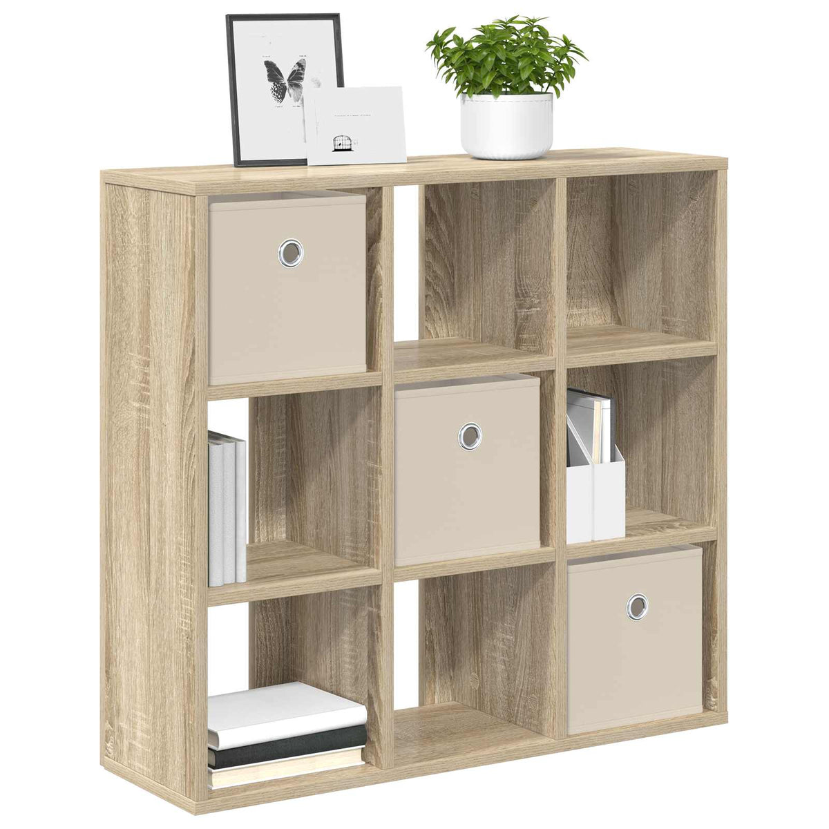 Vidaxl dressoir sonoma eiken 73,5 x 24 x 69,5 cm