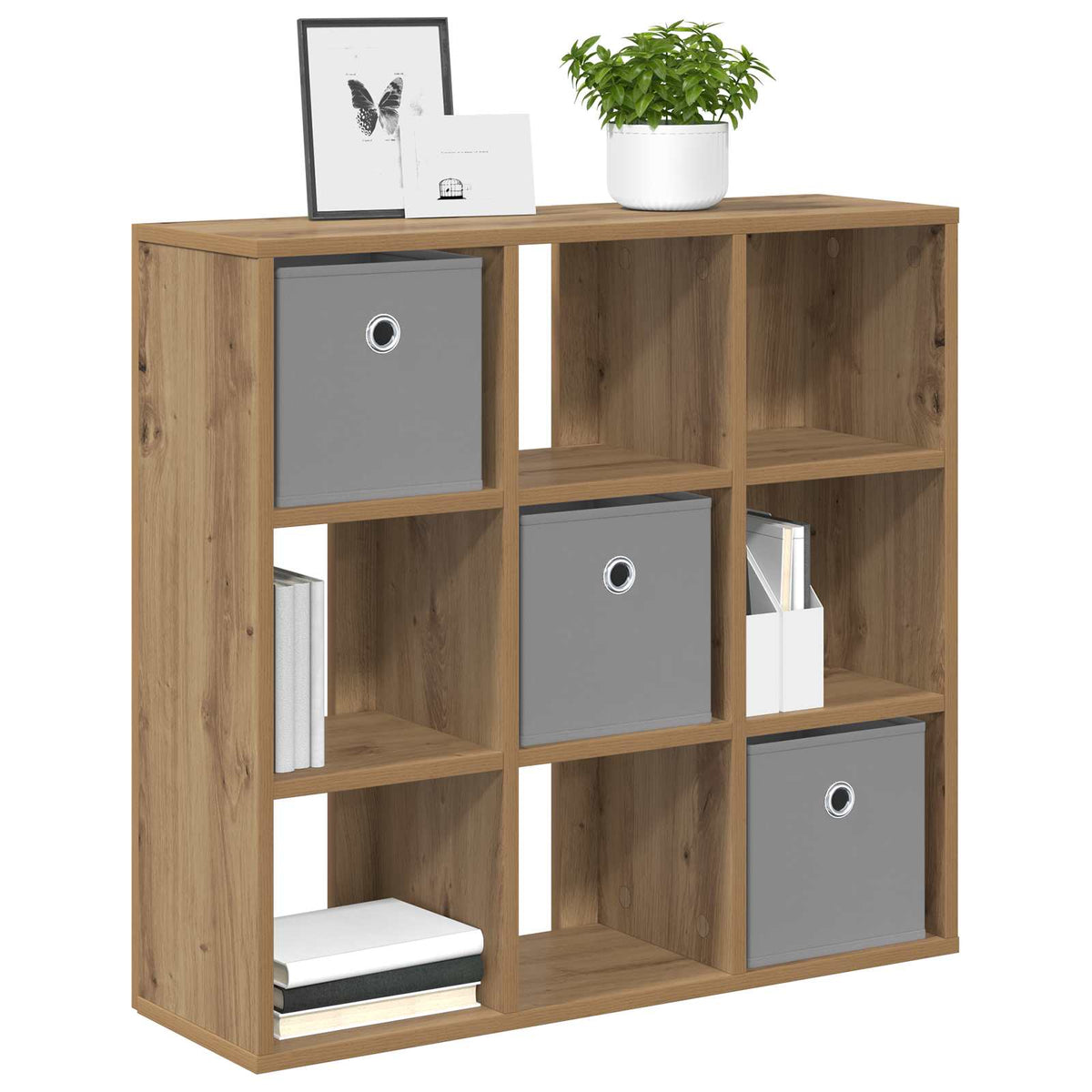 Vidaxl dressoir artisan eiken 73,5 x 24 x 69,5 cm