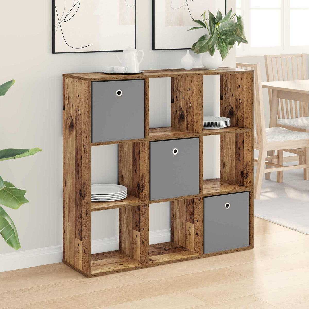 Vidaxl dressoir oudhout 102 x 31 x 99,5 cm
