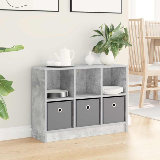 Vidaxl dressoir beton grijs 73,5 x 22,5 x 53,5 cm