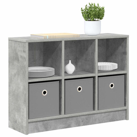 Vidaxl dressoir beton grijs 73,5 x 22,5 x 53,5 cm