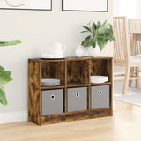 Vidaxl dressoir gerookt eiken 73,5 x 22,5 x 53,5 cm
