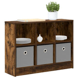 Vidaxl dressoir gerookt eiken 73,5 x 22,5 x 53,5 cm