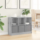 Vidaxl dressoir grijs sonoma 88,5 x 27,5 x 63,5 cm