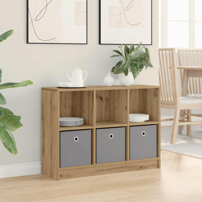 Vidaxl dressoir artisan eiken 88,5 x 27,5 x 63,5 cm