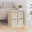 Vidaxl dressoir sonoma eiken 49,5 x 22 x 47 cm