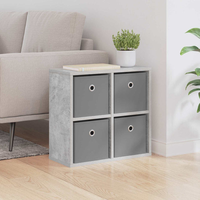 Vidaxl dressoir beton grijs 49,5 x 22 x 47 cm