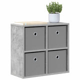 Vidaxl dressoir beton grijs 49,5 x 22 x 47 cm