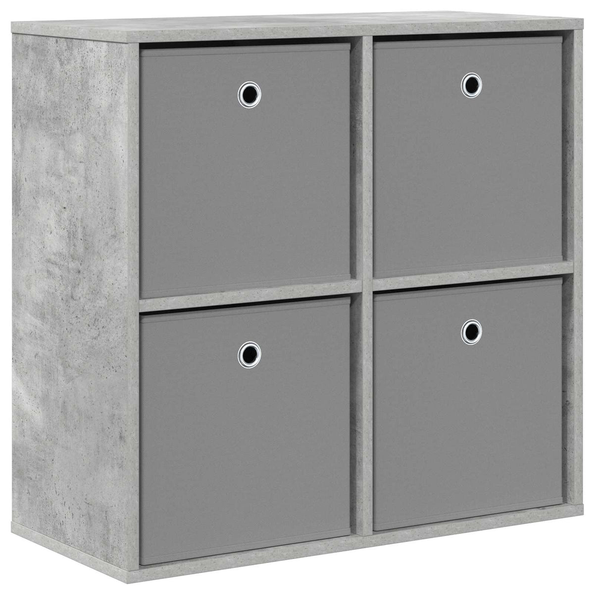Vidaxl dressoir beton grijs 68,5 x 32 x 67 cm