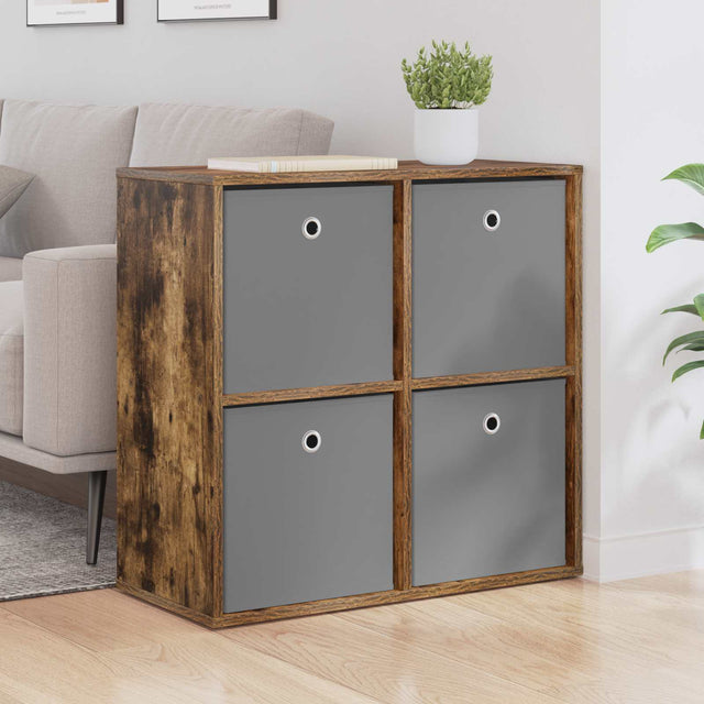 Vidaxl dressoir gerookt eiken 68,5 x 32 x 67 cm