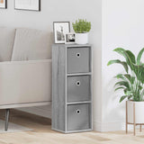 Vidaxl dressoir met lade grijs sonoma 25,5 x 22 x 69,5 cm