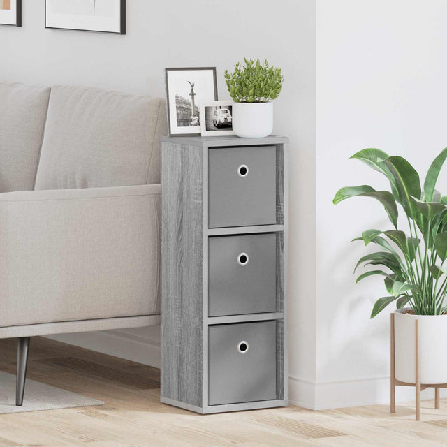 Vidaxl dressoir met lade grijs sonoma 25,5 x 22 x 69,5 cm