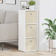 Vidaxl dressoir met lade wit 30,5 x 27 x 84,5 cm