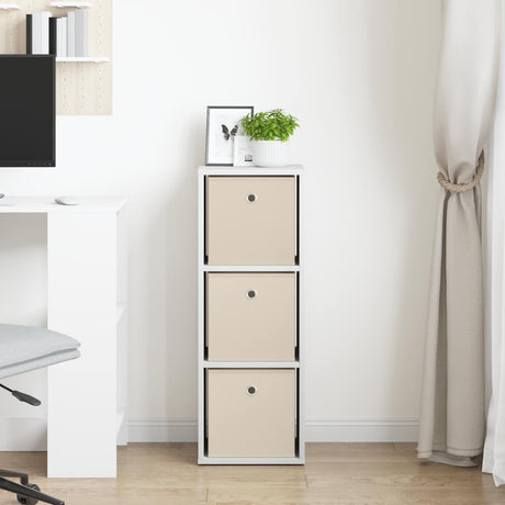 Vidaxl dressoir met lade wit 30,5 x 27 x 84,5 cm