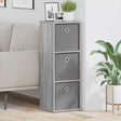 Vidaxl dressoir met lade grijs sonoma 30,5 x 27 x 84,5 cm
