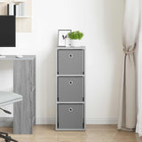 Vidaxl dressoir met lade grijs sonoma 30,5 x 27 x 84,5 cm
