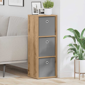 Vidaxl dressoir artisan eiken 30,5 x 27 x 84,5 cm