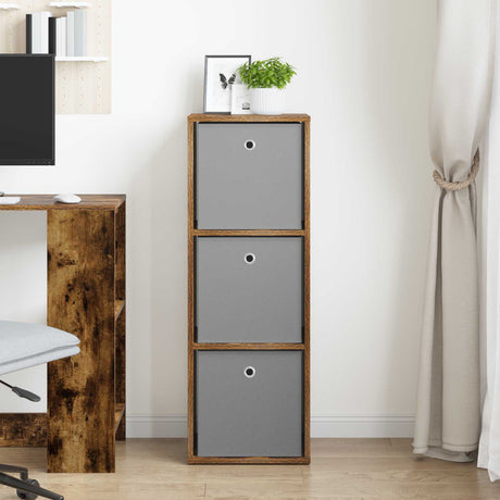 Vidaxl dressoir gerookt eiken 35 x 32 x 99,5 cm