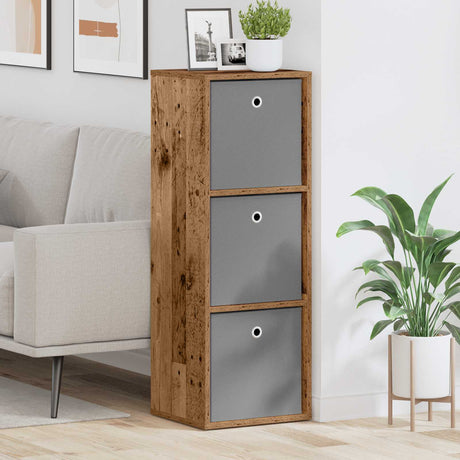 Vidaxl dressoir met lade oudhout 35 x 32 x 99,5 cm
