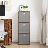 Vidaxl dressoir met lade oudhout 35 x 32 x 99,5 cm