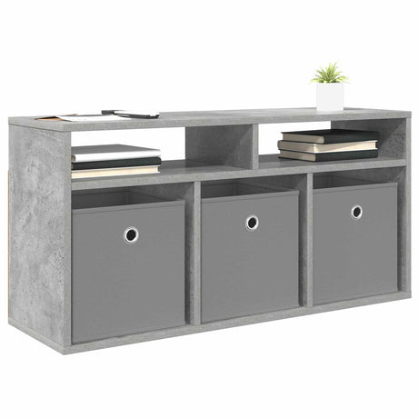 Vidaxl laagkast met lade beton grijs 87 x 27,5 x 43 cm