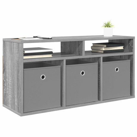 Vidaxl laagkast met lade grijs sonoma 87 x 27,5 x 43 cm