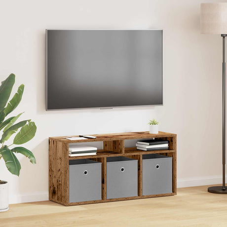 Vidaxl laagkast met lade oudhout 87 x 27,5 x 43 cm