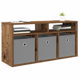 Vidaxl laagkast met lade oudhout 87 x 27,5 x 43 cm