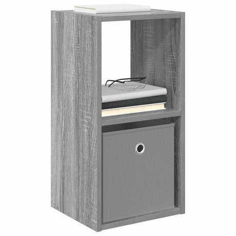 Vidaxl nachtkastje 2 st grijs sonoma 30,5 x 27 x 59,5 cm bewerkt hout