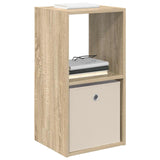 Vidaxl nachtkastje sonoma eiken 35 x 32 x 68,5 cm bewerkt hout