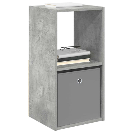 Vidaxl nachtkastje beton grijs 35 x 32 x 68,5 cm bewerkt hout