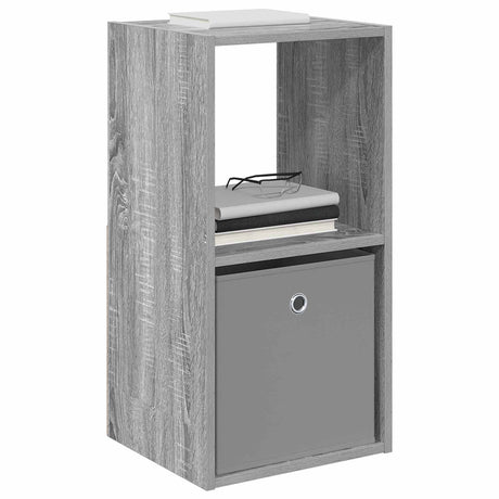 Vidaxl nachtkastje grijs sonoma 35 x 32 x 68,5 cm bewerkt hout