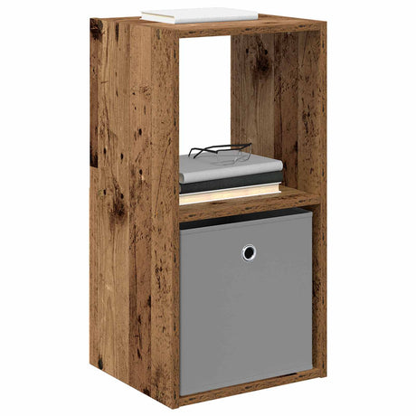Vidaxl nachtkastje oudhout 35 x 32 x 68,5 cm bewerkt hout