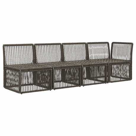 Vidaxl 4-zits sofa met linkerarm 4 st 4-aantal zitplaatsen grijs