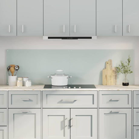 Vidaxl keukenachterwand 2 st wit 90 x 50 cm gehard glas