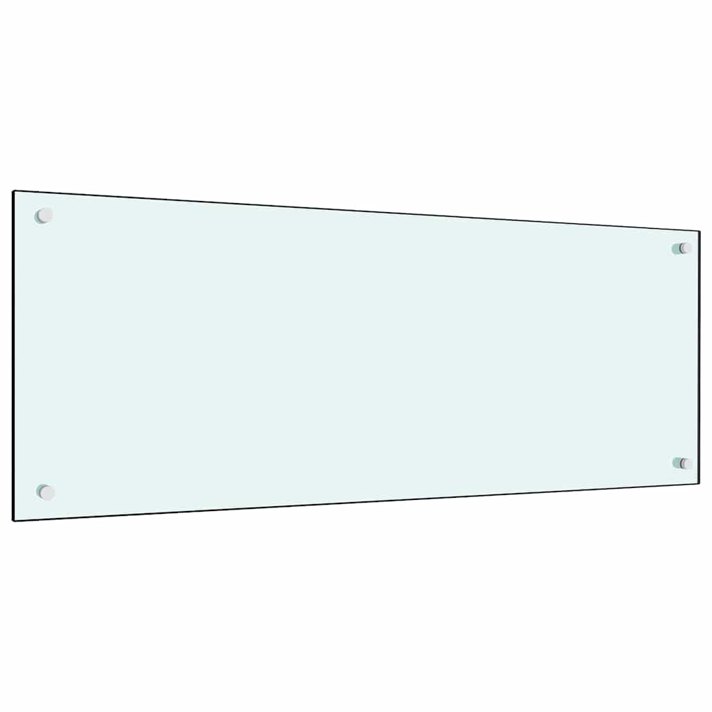 Vidaxl keukenachterwand 2 st wit 100 x 40 cm gehard glas